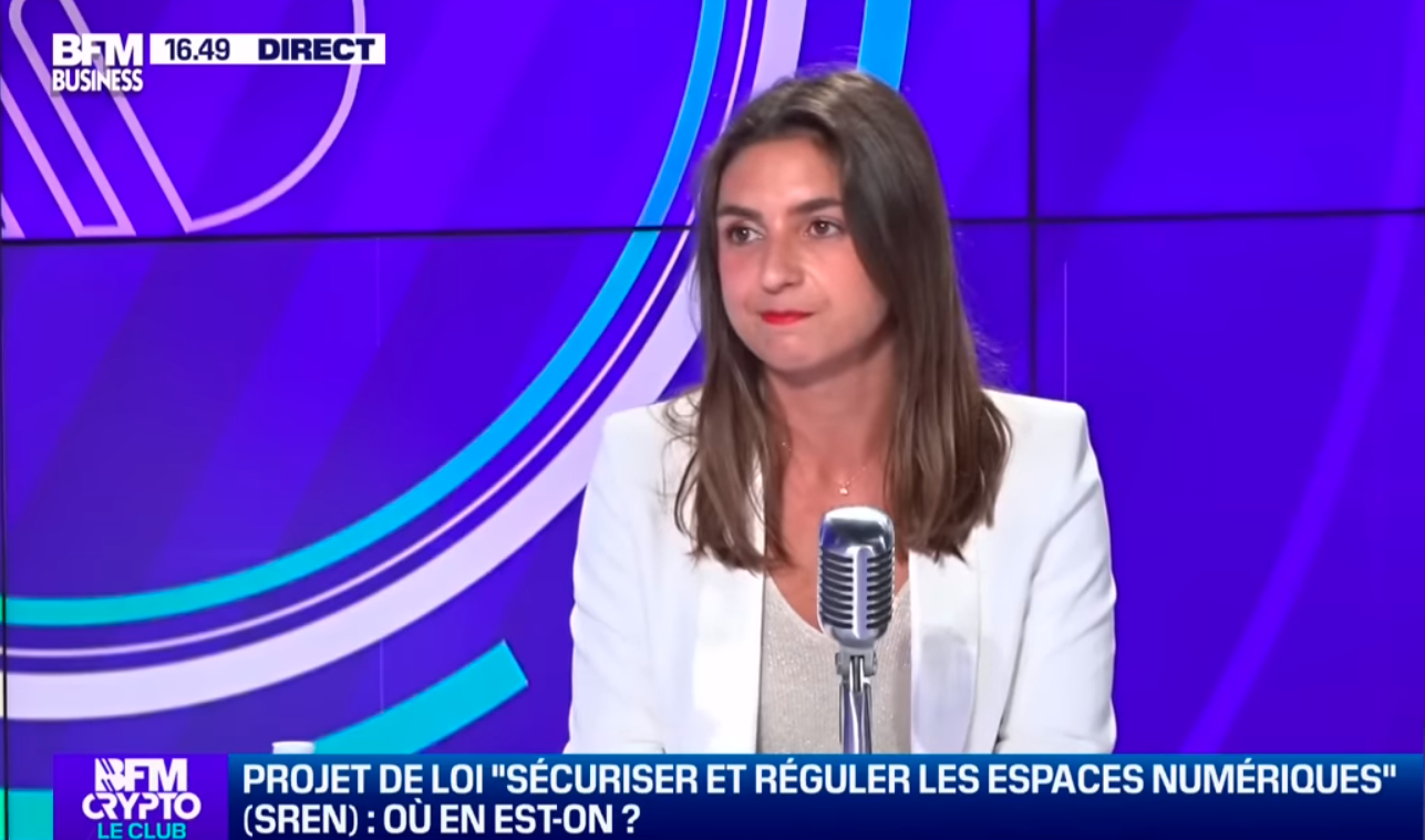Replay BFM Business: Sécuriser les espaces numériques / Enjeux liés aux Jonum, l’interview de Faustine Fleuret